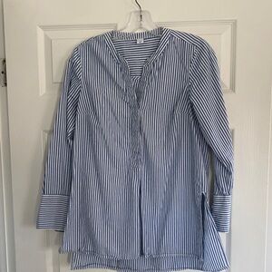 EUC Old Navy Blue and White Striped Tunic
